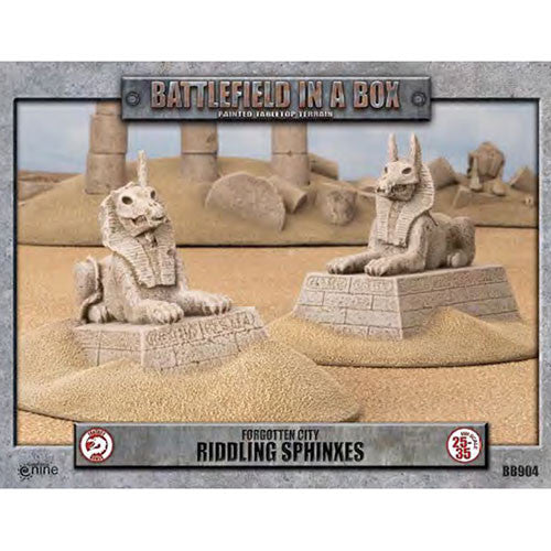 Battlefield in a Box Forgotten City Riddling Sphinxes