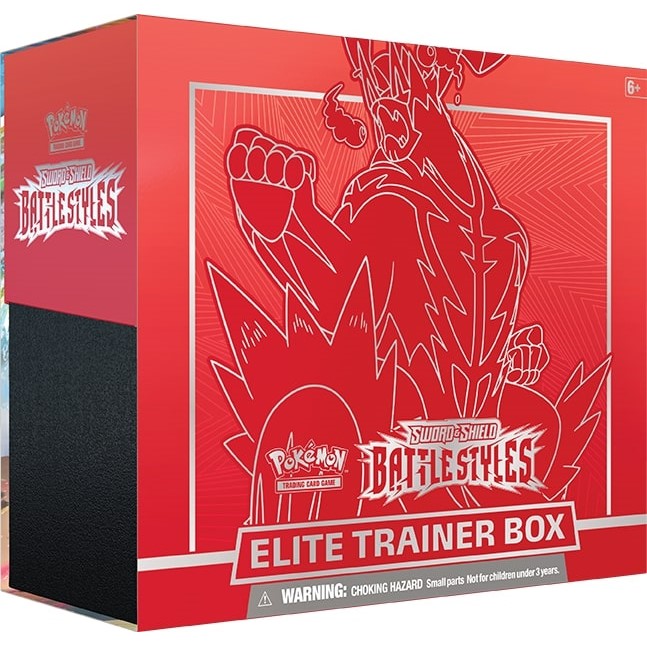 pokemon trading card game sword and shield battle styles Card Games-Battle Styles Elite Trainer Box-Pokemon Company – The Sword &  Board