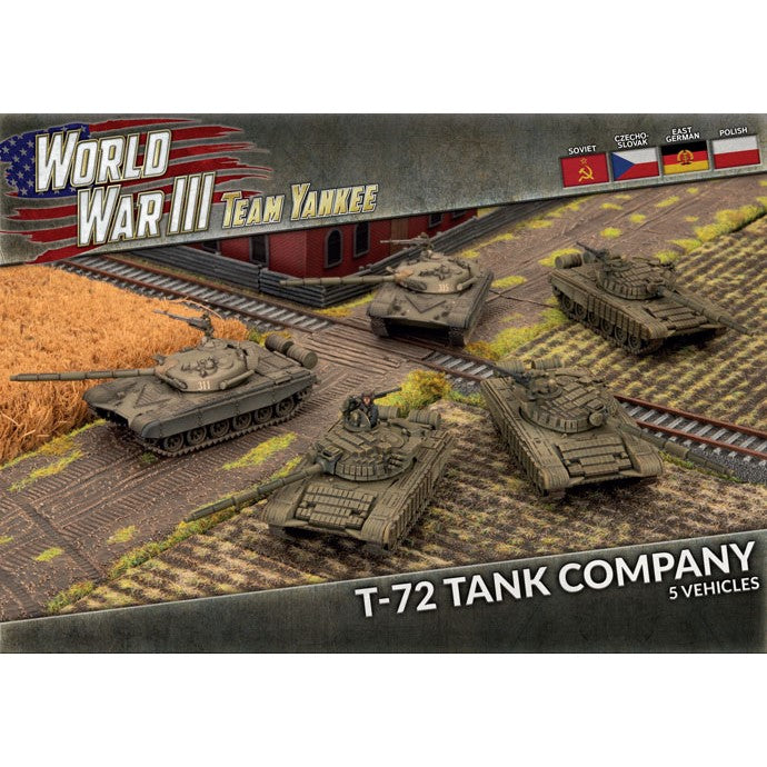 T-72B Tank Company (x5 Plastic)