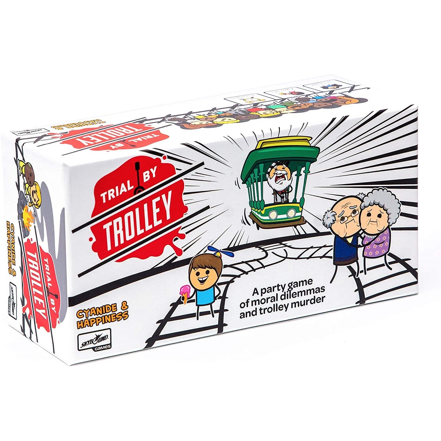 Trial by Trolley, Board Game, Skybound Games,- The Sword & Board