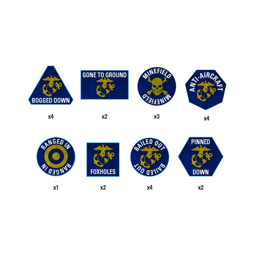 Team Yankee: USMC Token Set