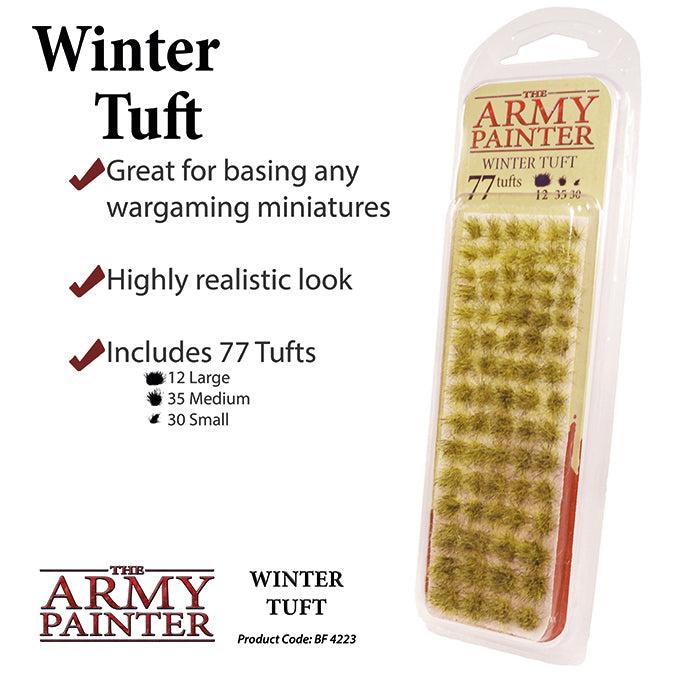 Infographic for Army Painter Winter Tufts