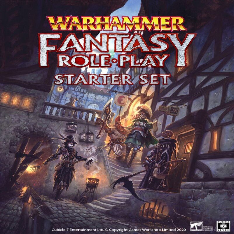 Cover Art for the Warhammer Fantasy Roleplay Starter Set 