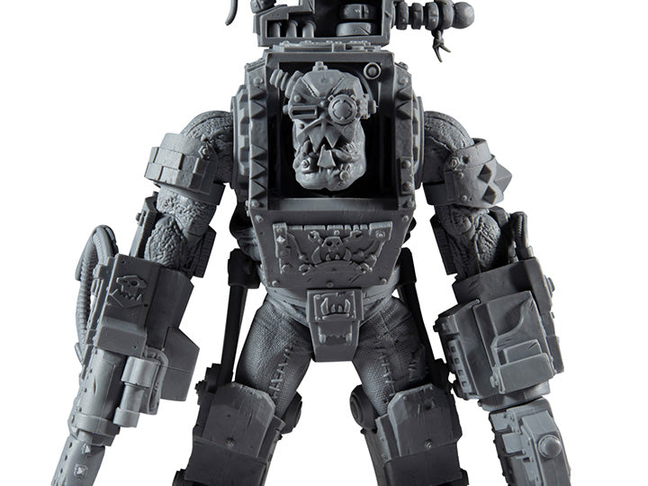 McFarlane Toys Warhammer 40K Ork Big Mek Action Figure - Unpainted Artist Proof