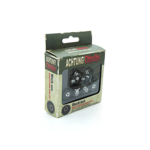 Achtung! Chulhu Black Sun Dice Set