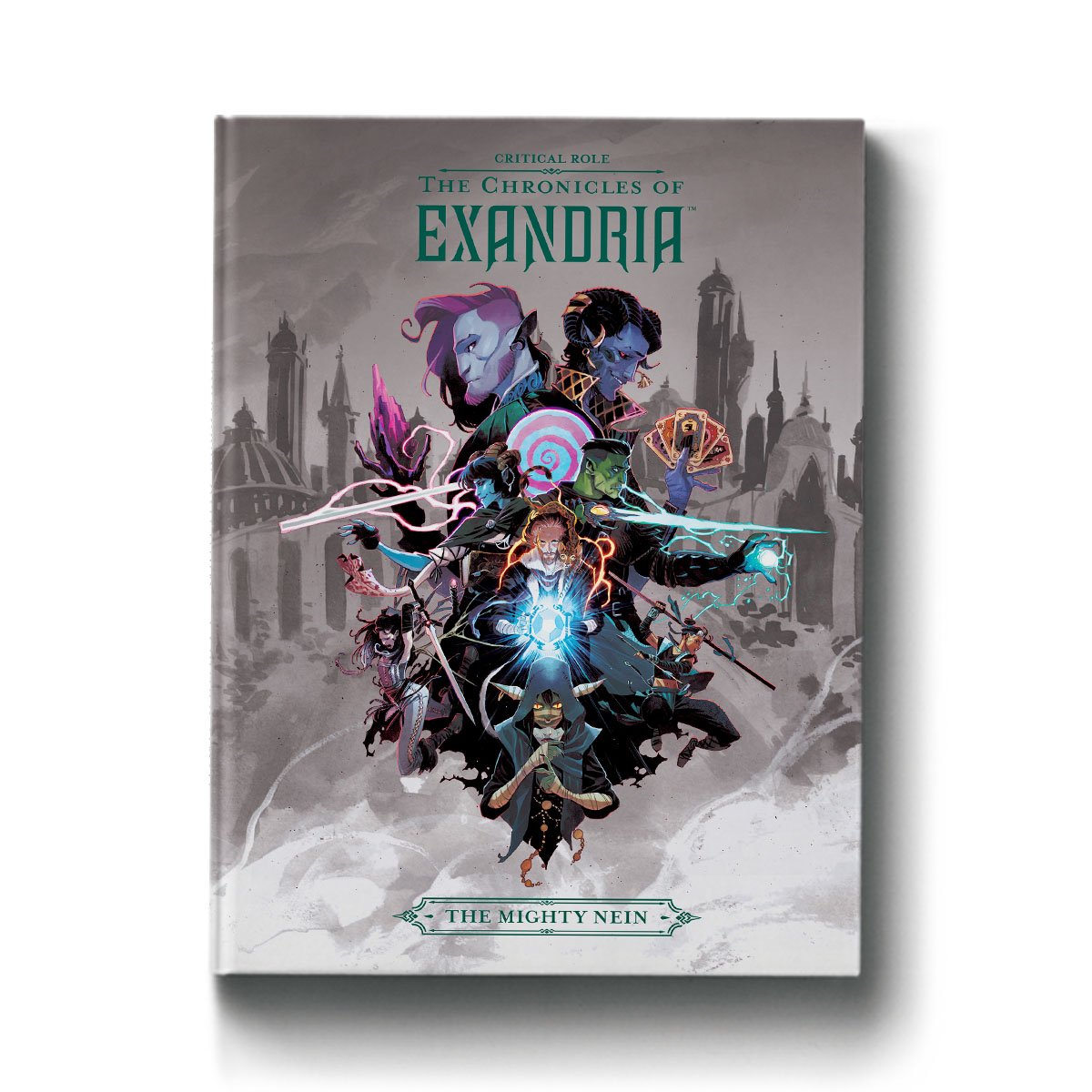 Cover art from Chronicles of Exandria: Mighty Nein