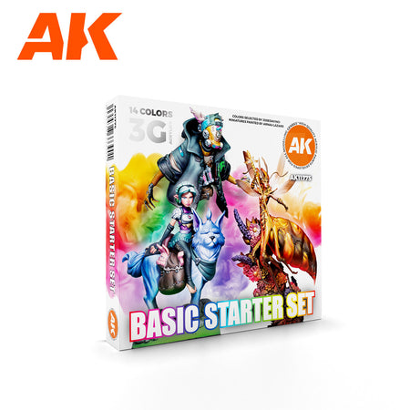 AK Interactive 14 Selected Colors Basic Starter Set