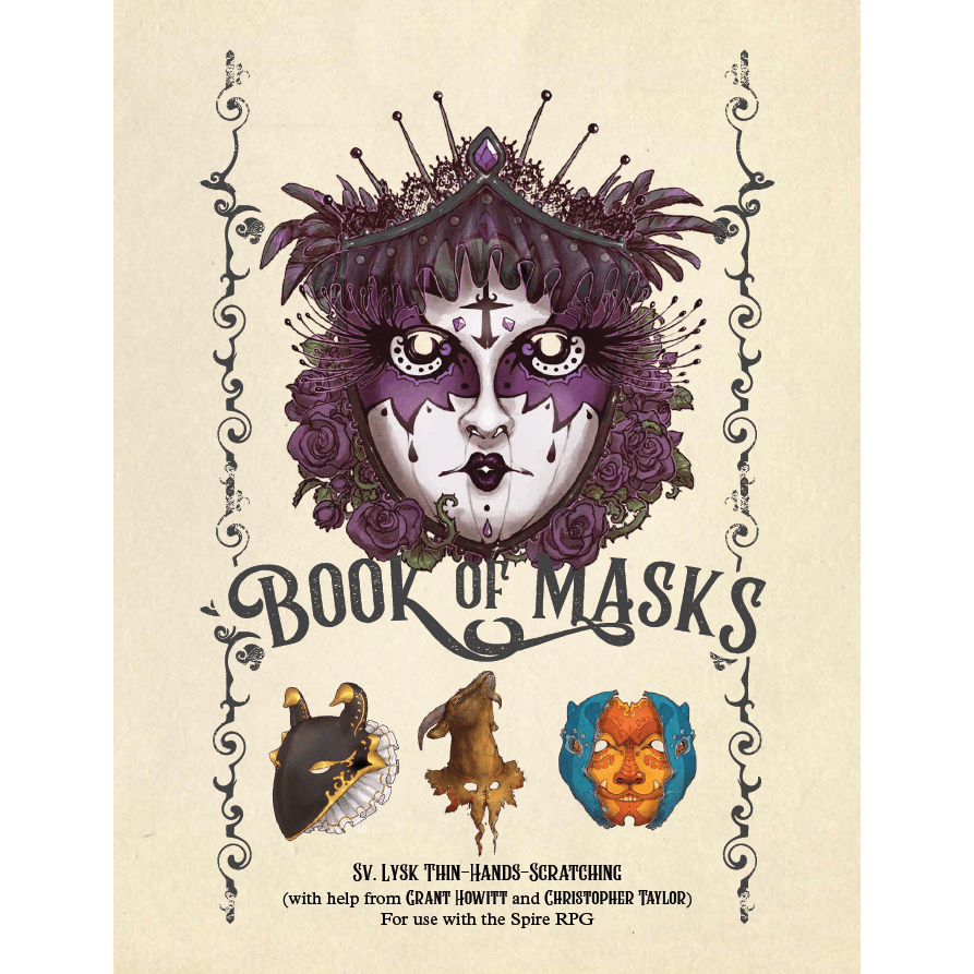 Book of Masks: Spire RPG Source book