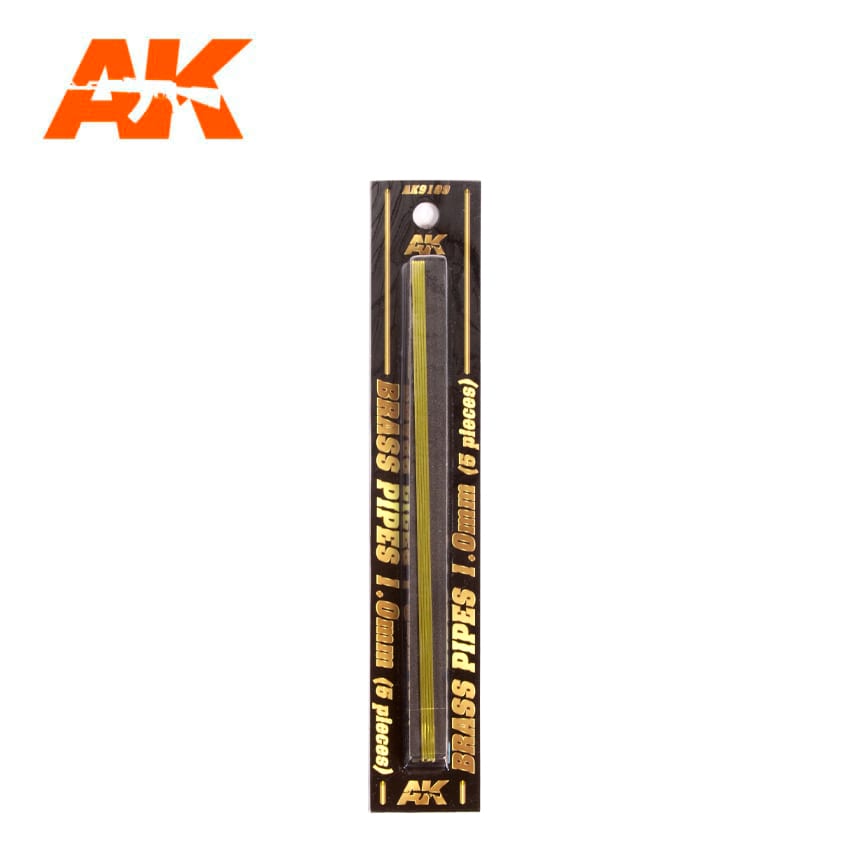 AK Brass Pipes 1.0mm (5 Pieces)