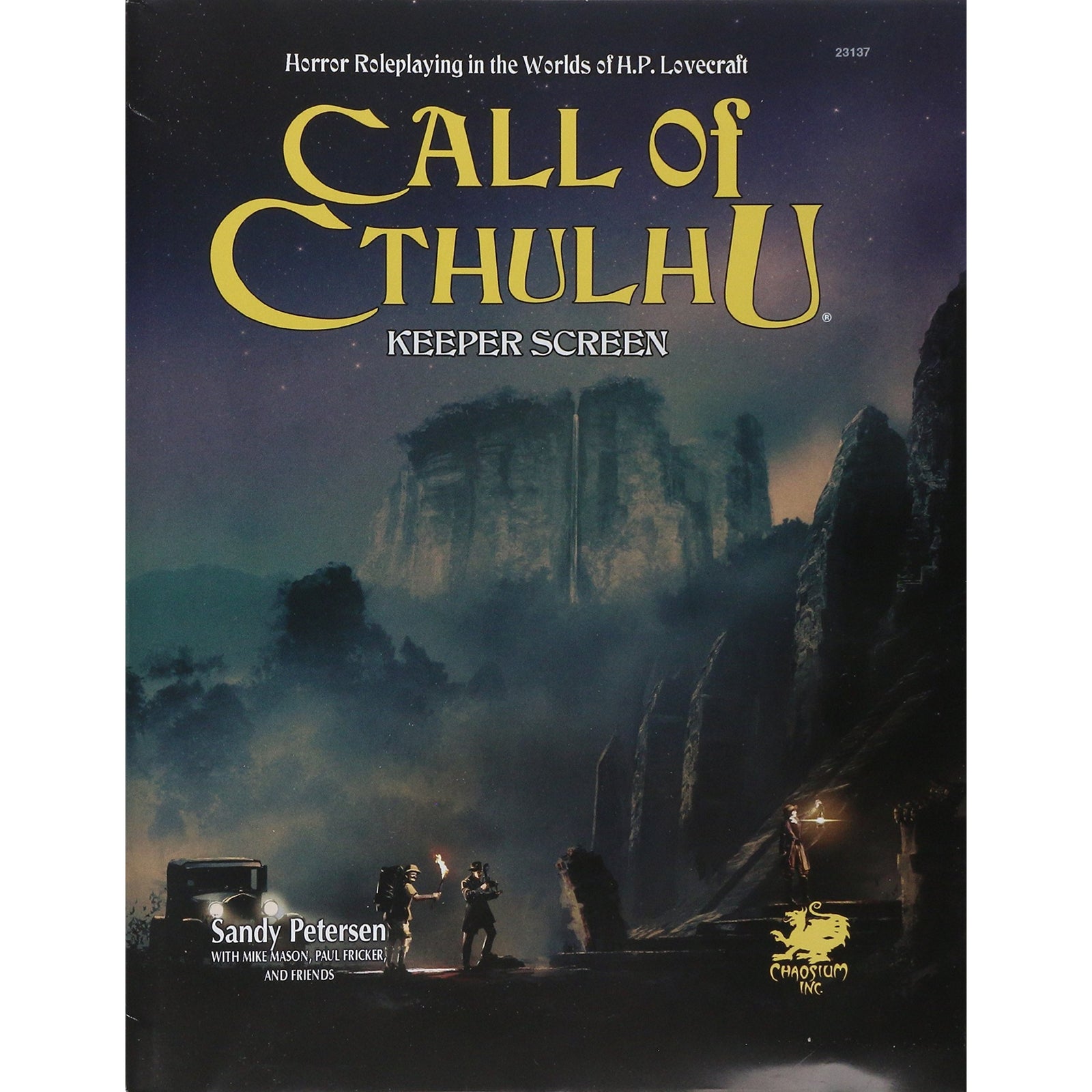 Call of Cthulhu: Seventh Edition Keeper Screen Cover Art