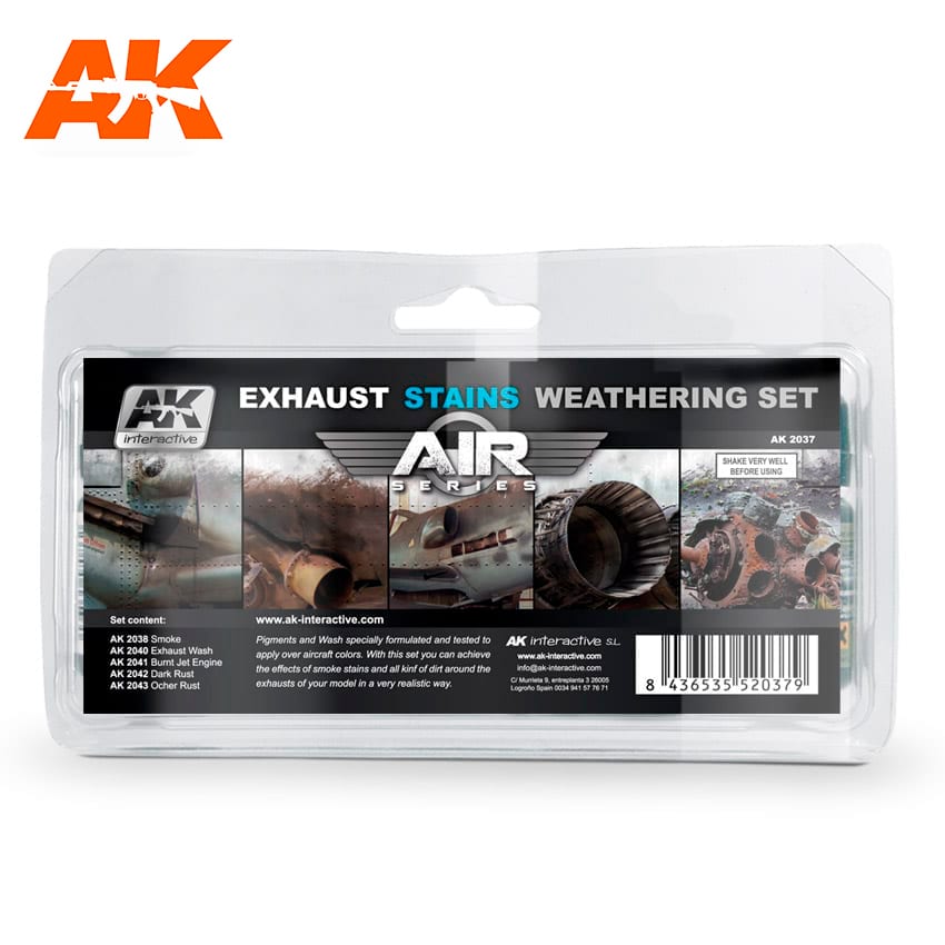 AK Exhaust Stains Weathering set