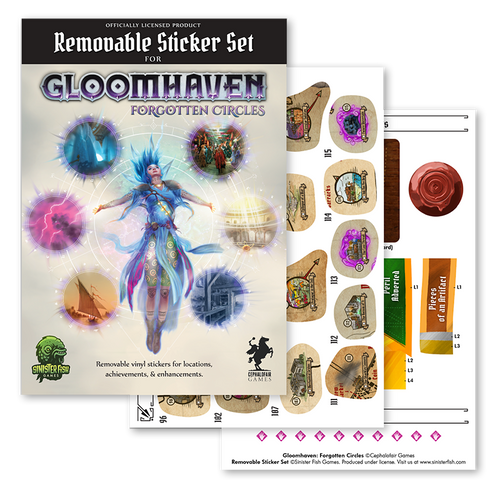 Gloomhaven Removable Sticker Set - Forgotten Circles