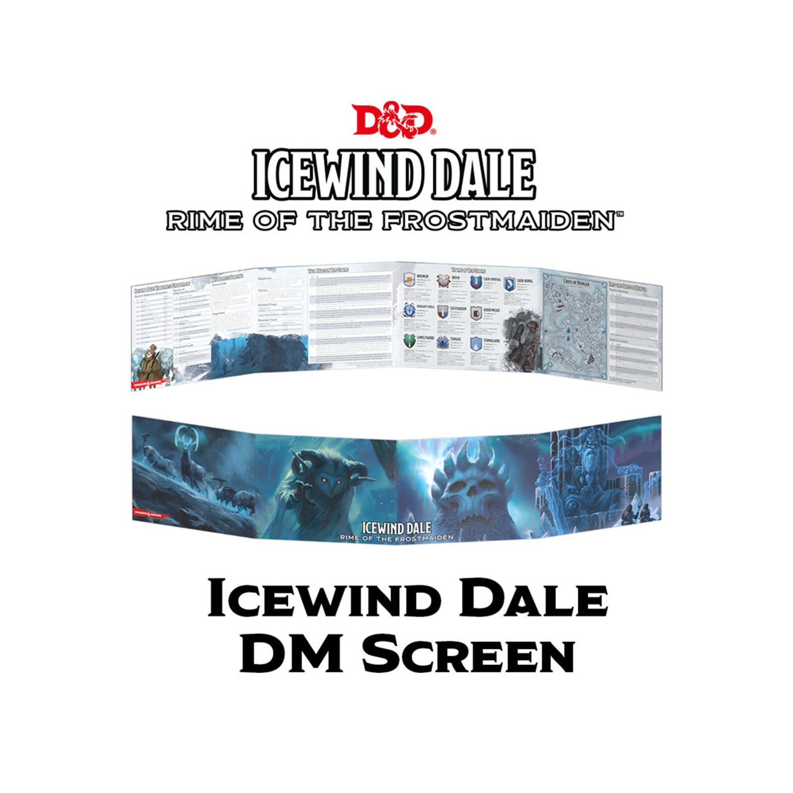 Icewind Dale Rime of the Frostmaiden DM Screen