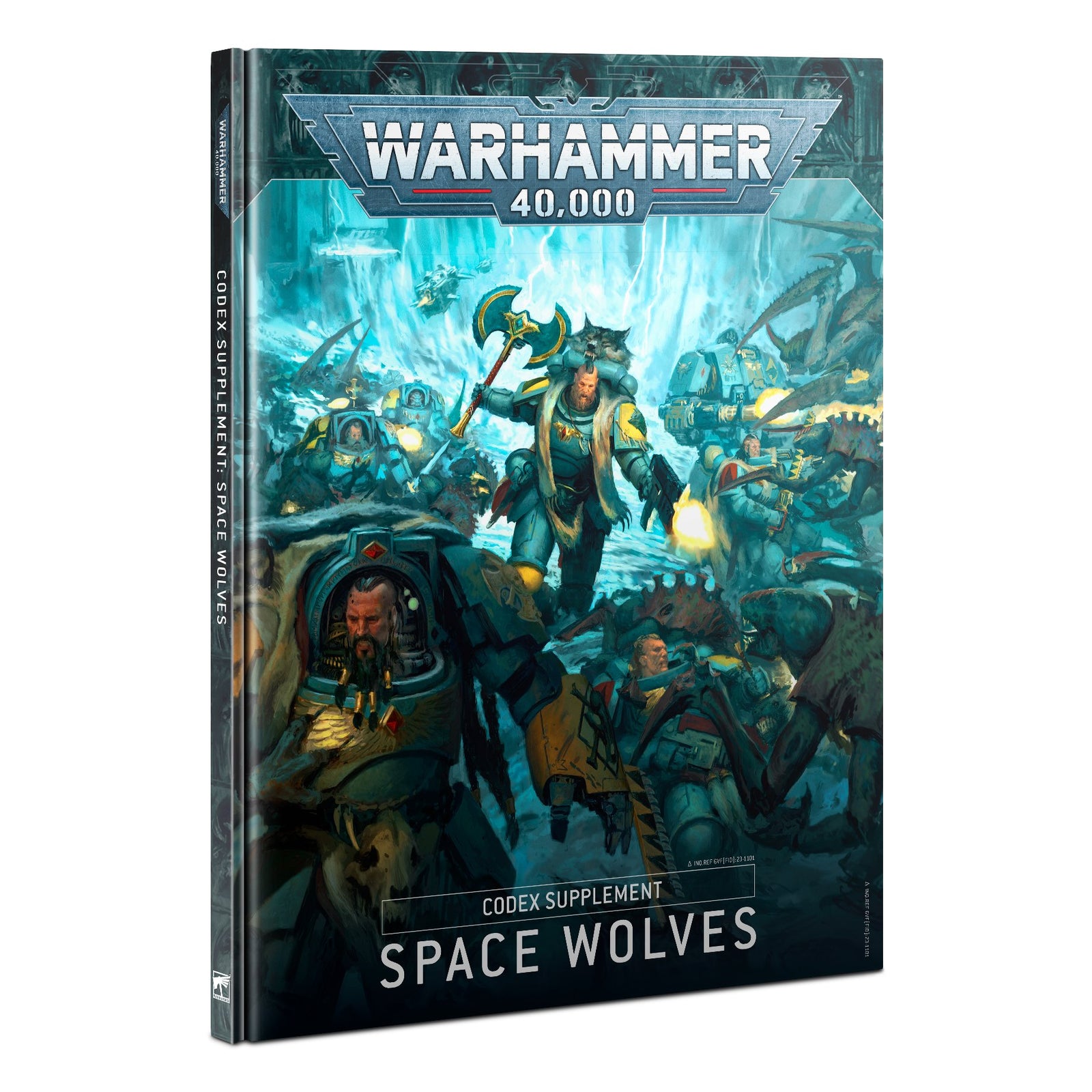 Cover art for Codex supplement: Space wolves