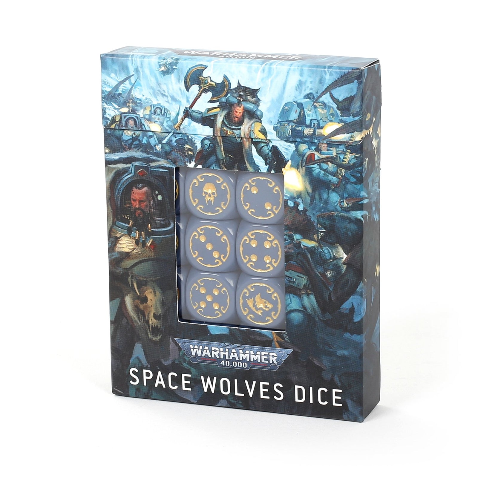Packaging for Space Wolves Dice