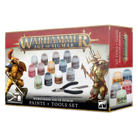 Paint + Tools Set Age of Sigmar Warhammer