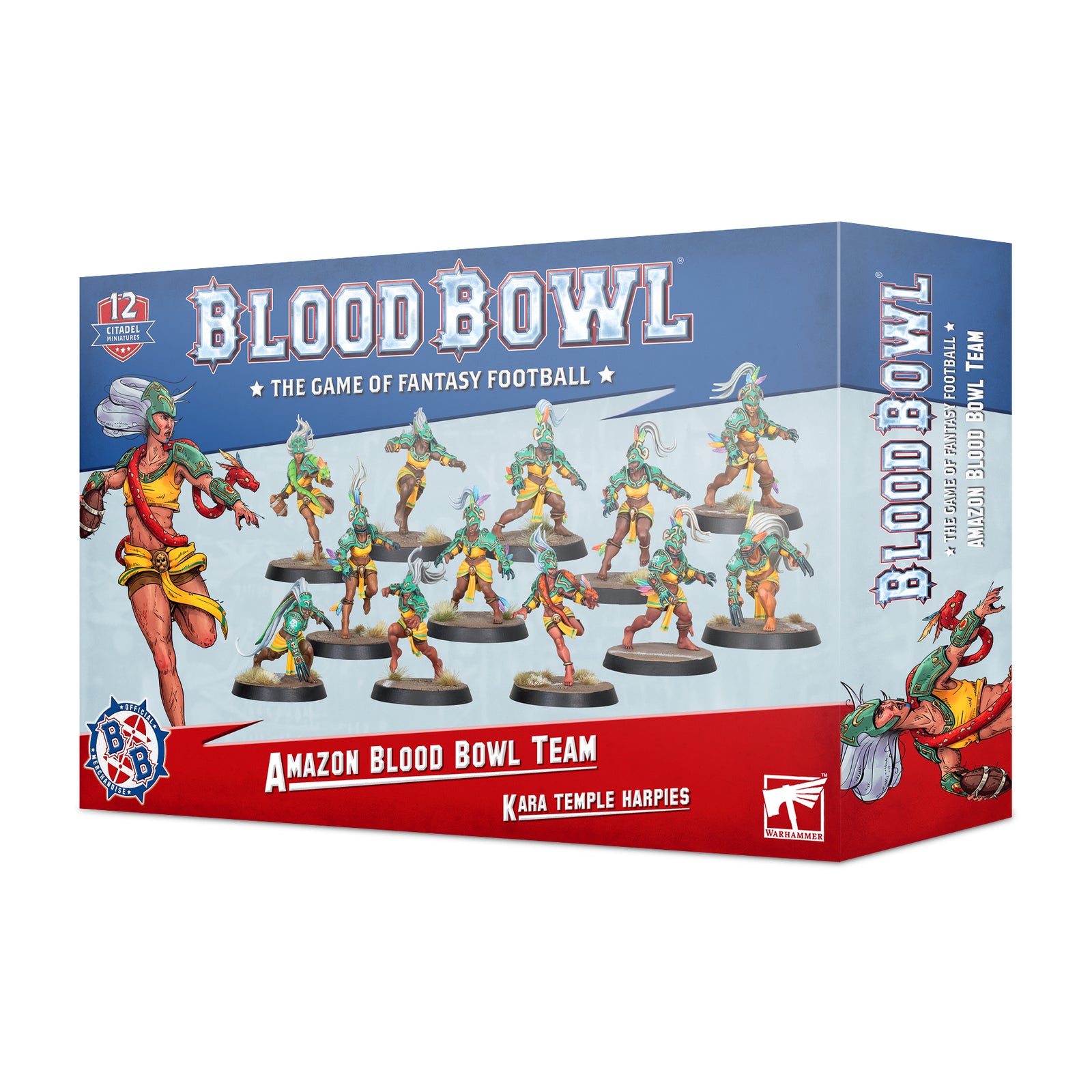 Amazon Blood Bowl Team: Kara Temple Harpies