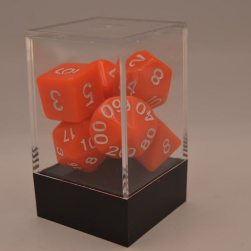 House Dice Plain Polyhedral Set