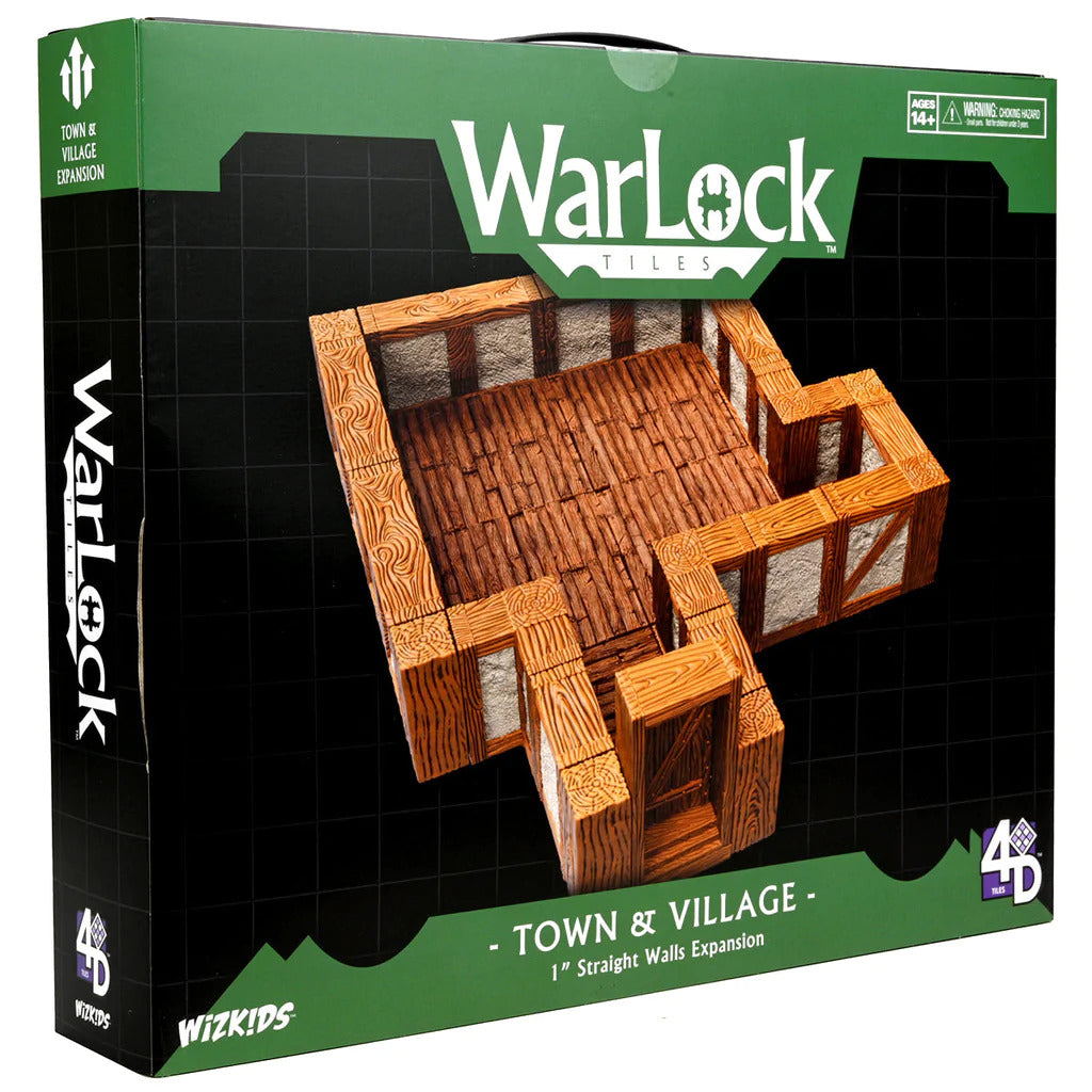 Warlock Tiles: Town & Village I - Straight Walls Expansion
