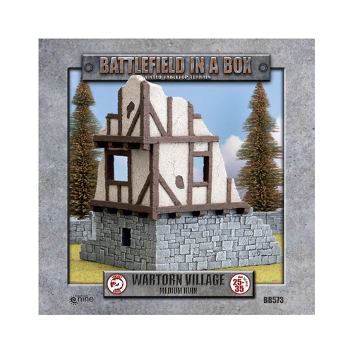 Battlefield in a Box: Wartorn Village - Medium Ruin