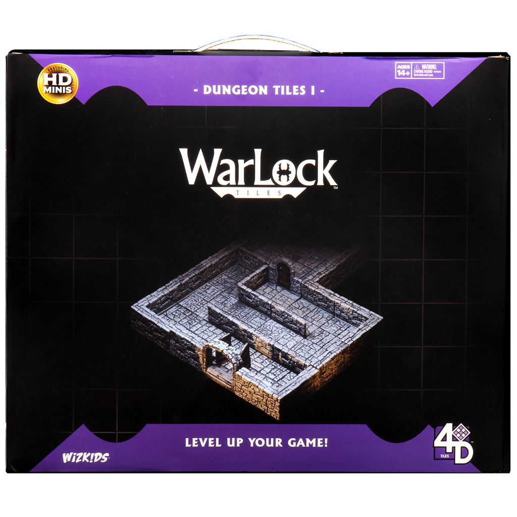 Box packaging for WizKids WarLock Tiles Dungeon Tiles I